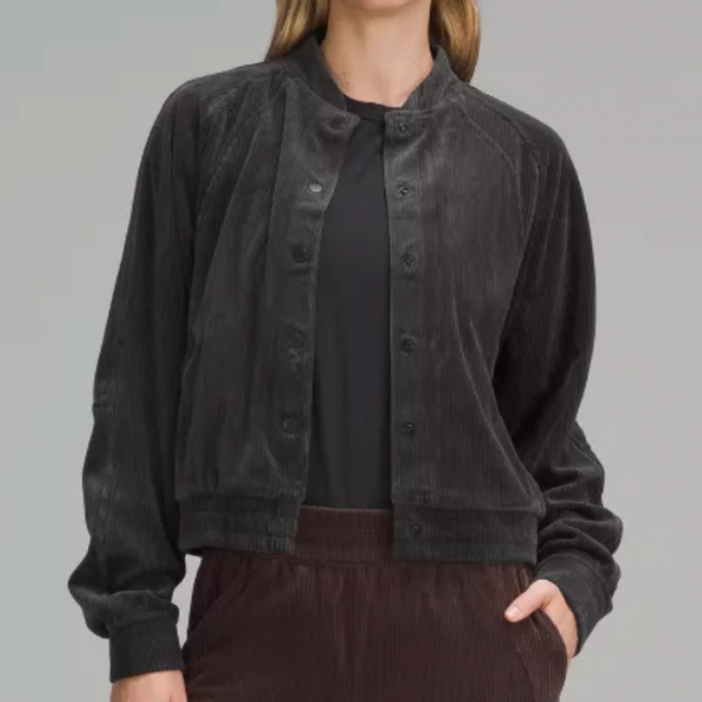 Velvet Varsity Jacket
